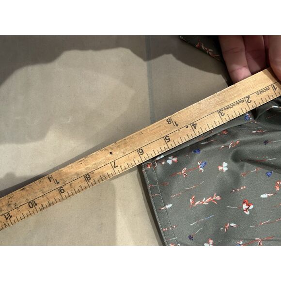 Parke & Ronen Mens Size 29 Green Floral Swim Trunks Shorts - Picture 5 of 7